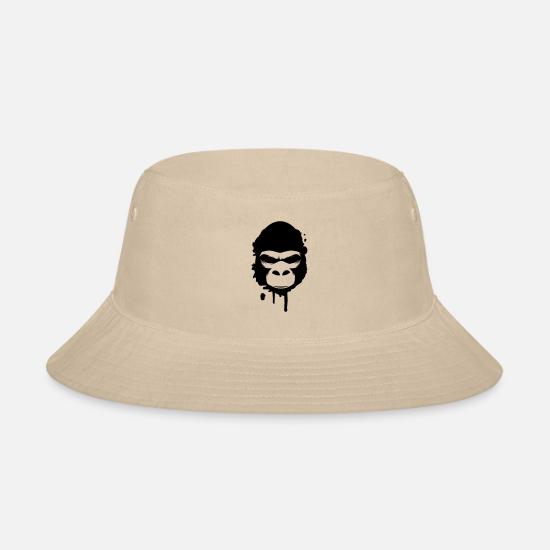 A gorilla head Graffiti' Bucket Hat 